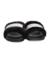 Women Metallic Band Furry Sandal - Casual, Home, Street - Fuzzy Slipper - GC60 By Cape Robbin