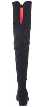 Refresh Footwear Women's Over The Knee Fold Down Block Heel Boot