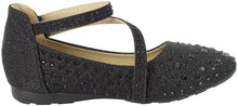 Link Girls Cute Rhinestone Ballet Ballerina Flats