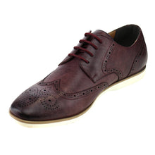 Arider AD02 Men's Brogued Wingtip Four Eyes Lace Up Flat Heel Oxfords