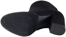 City Classified Women's Sursky Classic Stacked Heel Zip Bootie