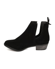Breckelles GK79 Women Faux Suede Cut Out Riding Bootie