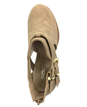 SCRIBE! Soda Women's Cutout Sides Buckles Straps Ankle Boots