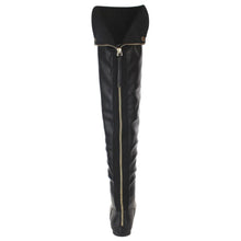 NATURE BREEZE FE61 Women Snap Cuff Over The Knee Flat Heel Boots