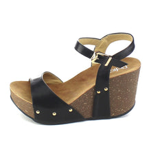 Refresh Mara-06 Womens Ankle Strap Comfort Wide Band Platform Wedge Sandals