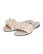 Women Velvet Faux Pearl Sandal - Casual, Dressy, Trendy - Pearl Slide - GH30 By Cape Robbin