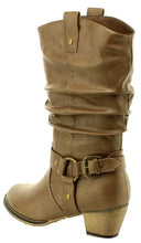 Cambridge Select Women's Pull On Western Style Cowboy Boots
