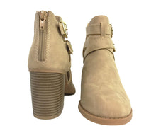 SCRIBE! Soda Women's Cutout Sides Buckles Straps Ankle Boots