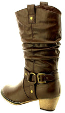 Cambridge Select Women's Pull On Western Style Cowboy Boots