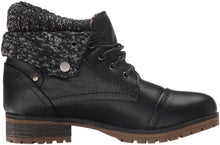 REFRESH WYNNE-01 Women's combat style lace up ankle bootie