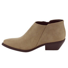 Soda FF33 Women's Classic Side Zipper Stacked Block Heel Ankle Booties