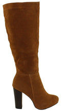 Refresh Women's Ringo-03 Knee High Side Zipper Closure Chunky High Heel Dress Boots