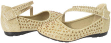Link Girls Cute Rhinestone Ballet Ballerina Flats