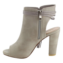 Reneeze AF83 Women's Lace Up Tassel High Heel Dress Heels