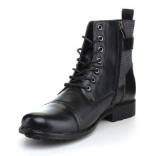 Arider Bull-3 Mens High-Top Lace Up Side Zipper Ankle Booties Casual Shoes
