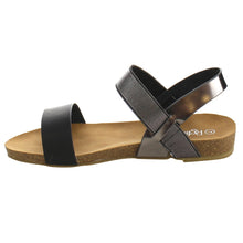 Refresh IE25 Women's Elastic Ankle Strap Flat Beach Sandal