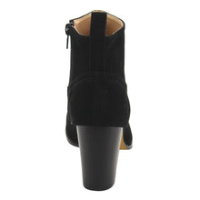 Chase & Chloe Emery-2 Women's Classic Side Zipper Mid Stacked Chunky Ankle Booties