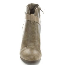 Breckelle's GAIL-22 Women's Belted Chunky Stacked Heel Ankle Booties