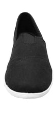 Cambridge Select Women's Memory Foam Comfort Canvas Slip On Flats