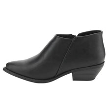 Soda FF33 Women's Classic Side Zipper Stacked Block Heel Ankle Booties