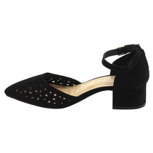 Nature Breeze FH17 Women's Ankle Strap Cut Out D'Orsay Dress Pumps