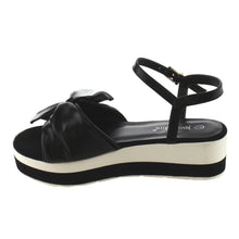 Nature Breeze FJ17 Women's Plaform Wedge Heel Ruched Bow Tie Dress Sandals