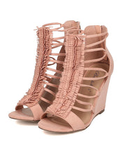 Breckelle's Carey-01 Elegant Sexy Buckle Stiletto Heel Sandals