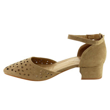 Nature Breeze FH17 Women's Ankle Strap Cut Out D'Orsay Dress Pumps