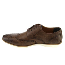 Arider AD02 Men's Brogued Wingtip Four Eyes Lace Up Flat Heel Oxfords