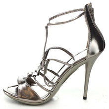 Nature Breeze Focus-02 Women's Peep Toe T-Strap Back Zip Stietto Heel Dress Sandals