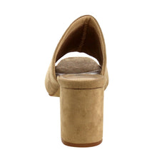 Nature Breeze FG70 Women's Slip On Peep Toe Block Heel Mule Sandals