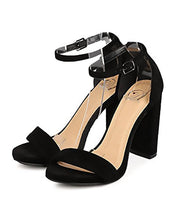 Delicious Women's Evening High Heels Open Toe Ankle Strap Platform Casual Stiletto Pumps