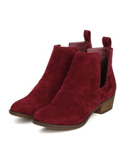 Breckelles GK79 Women Faux Suede Cut Out Riding Bootie