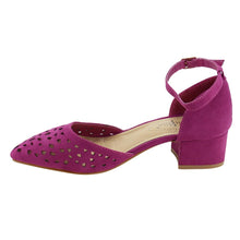 Nature Breeze FH17 Women's Ankle Strap Cut Out D'Orsay Dress Pumps
