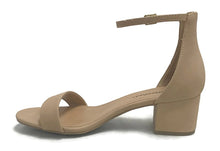 City Classified Women's Block Open Toe Ankle Strap Heeled Sandals