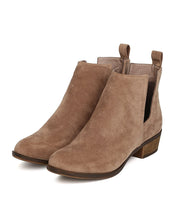 Breckelles GK79 Women Faux Suede Cut Out Riding Bootie