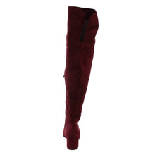 NATURE BREEZE FF00 Women Over The Knee Mid High Block Heel Boots Full Size Small