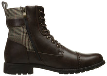 Arider Bull-3 Mens High-Top Lace Up Side Zipper Ankle Booties Casual Shoes