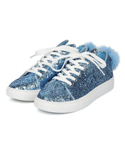Women Glitter Bunny Ear and Tail Sneaker - Casual, Girls Night, School - Rabbit Sneaker - GF98 By Wild Diva