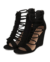 Breckelle's Carey-01 Elegant Sexy Buckle Stiletto Heel Sandals