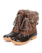 Nature Breeze Women's Waterproof Rain Snow Duck Ankle Boot