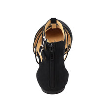 Betani FC42 Women's Double Ankle Strap T-strap Ballerina Flats Half Size Big