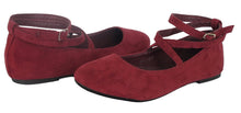 Top Moda Women's Brea-3 Strappy Ballet Flat