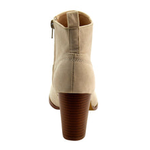 Chase & Chloe Emery-2 Women's Classic Side Zipper Mid Stacked Chunky Ankle Booties