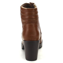 Breckelle's RANGER-21 Women's Basic Block Heel Lace Up Military Ankle Booties