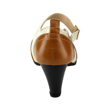 Chase & Chloe Dora-2 Women's Round Toe Two Tone Mary Jane Pumps