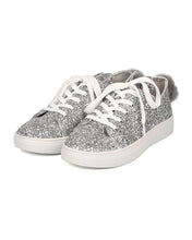 Women Glitter Bunny Ear and Tail Sneaker - Casual, Girls Night, School - Rabbit Sneaker - GF98 By Wild Diva
