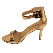 Breckelle's Women's Sydney-41 Adjustable Ankle cuff High Heel Dress Sandals