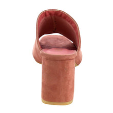 Nature Breeze FG70 Women's Slip On Peep Toe Block Heel Mule Sandals