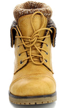 REFRESH WYNNE-01 Women's combat style lace up ankle bootie